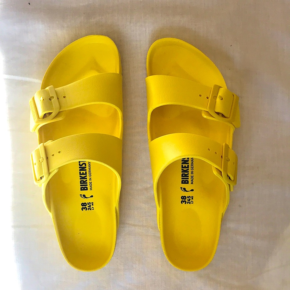 Sunny Yellow Birkenstocks